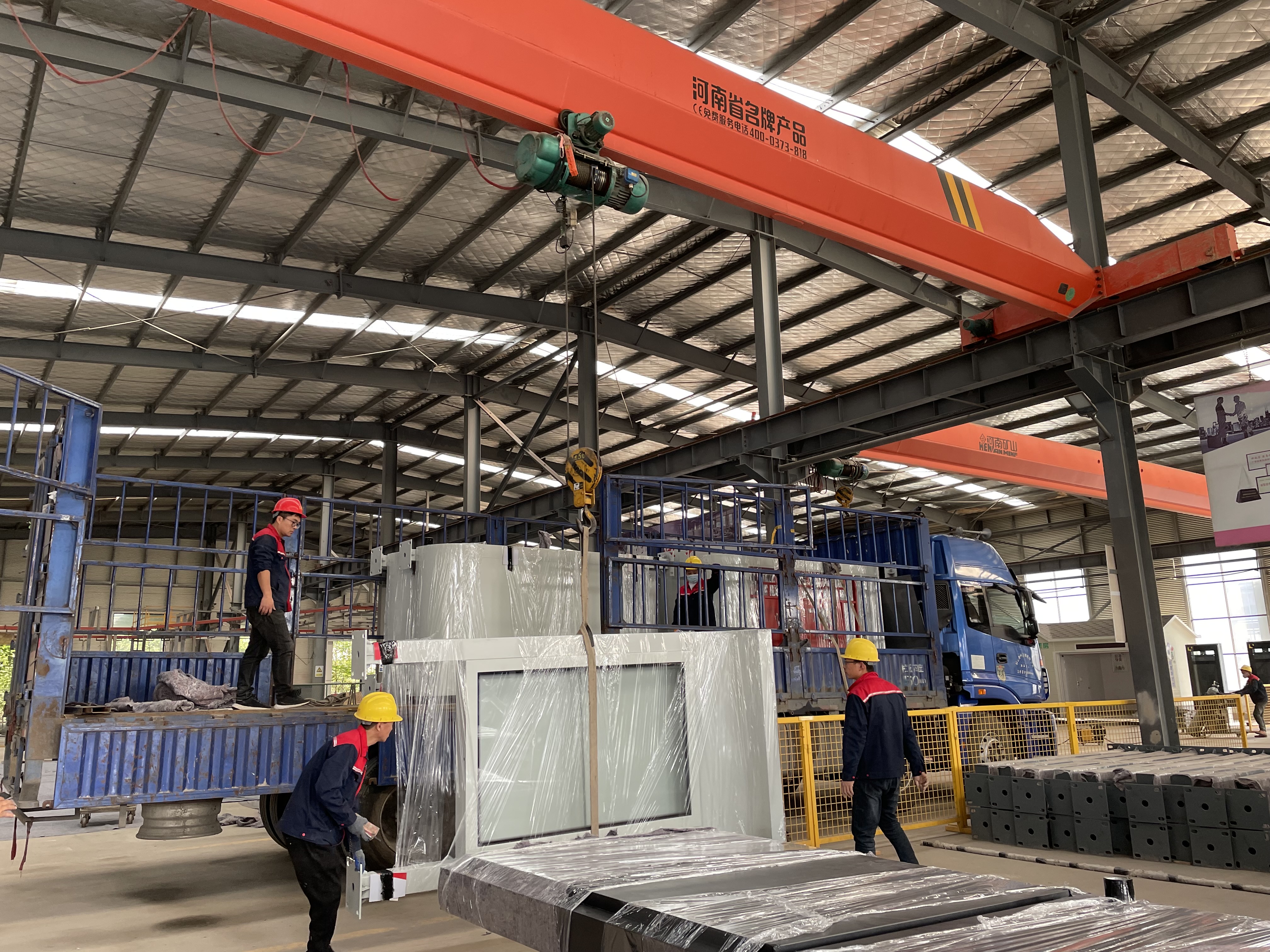 遼寧省中式仿古候車亭發(fā)貨第二批